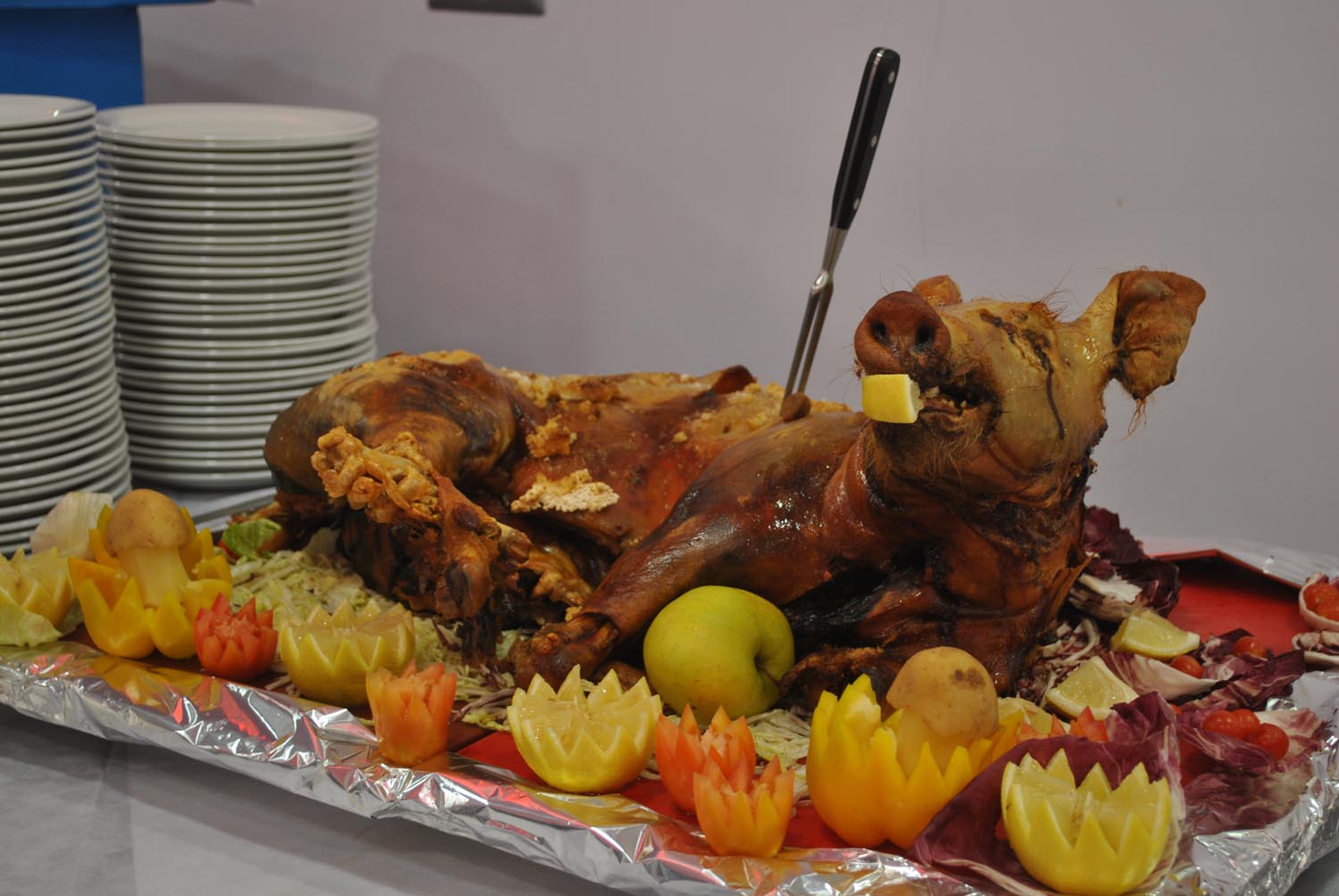Buffet del ristorante dell'Hotel Village Kairos
